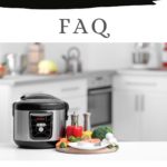 Graphic for Pinterest of Instant Pot FAQ: Common Questions Answered.