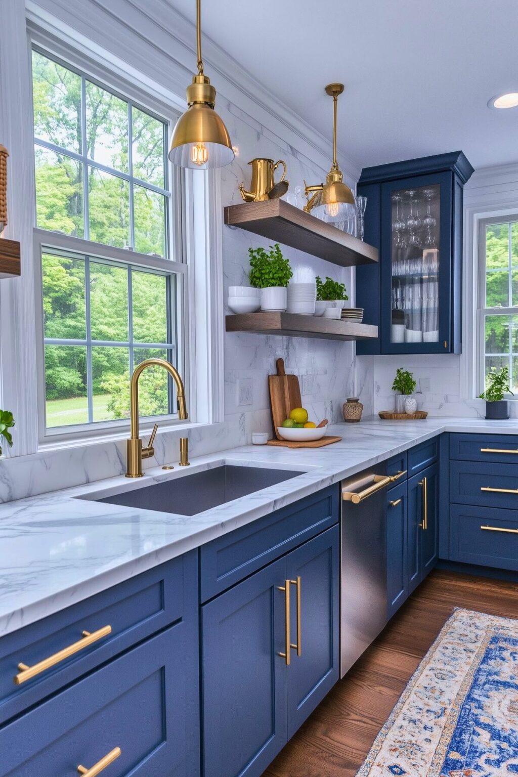 The Navy Blue Kitchen: Tradition Meets Trend - Kitchen Informant