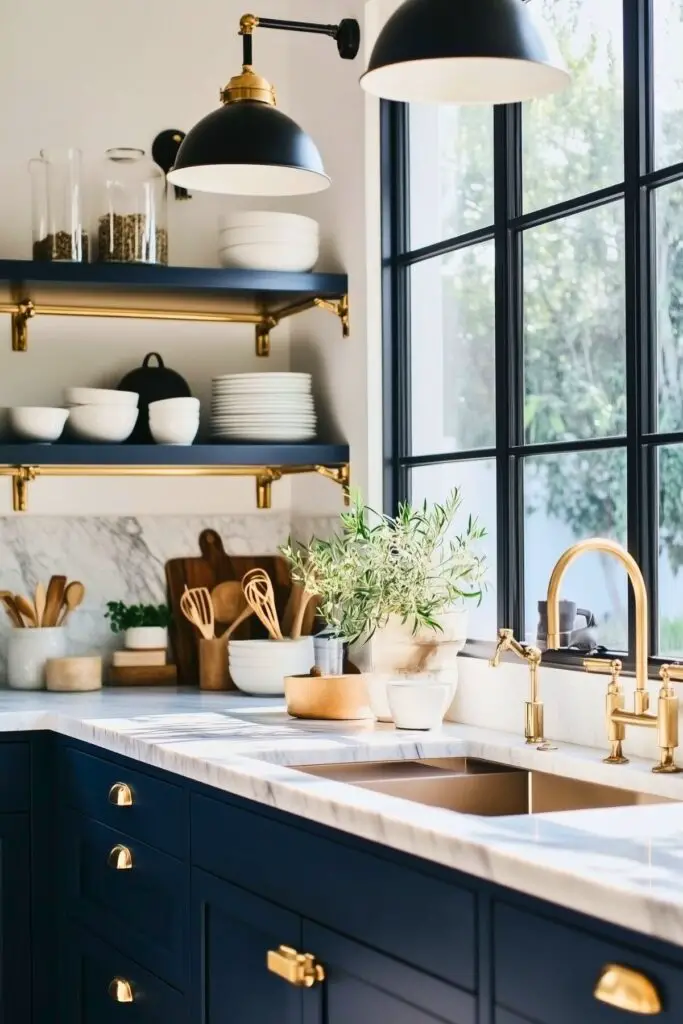 The Navy Blue Kitchen: Tradition Meets Trend - Kitchen Informant