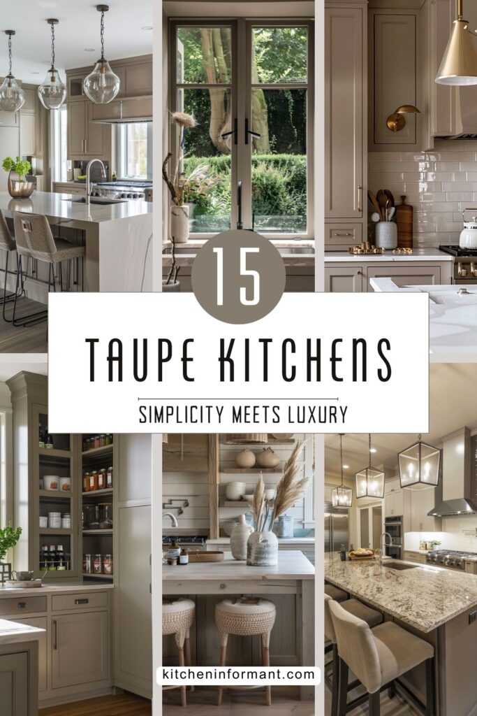 Taupe Kitchens: Simplicity Meets Luxury - Kitchen Informant