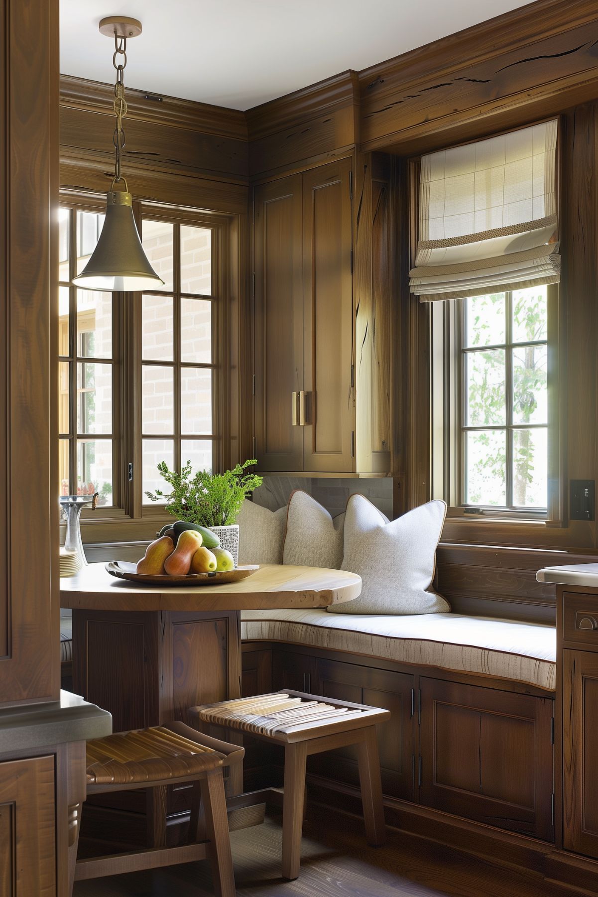 A kitchen nook.