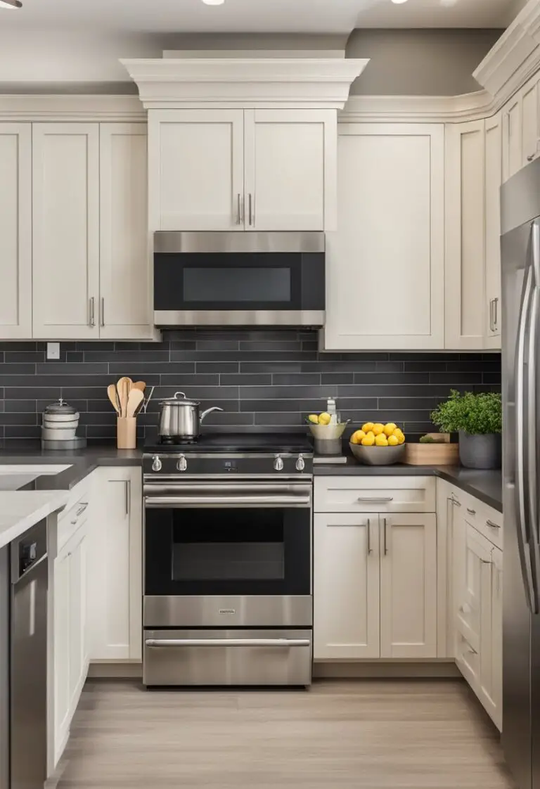 Cream and Charcoal Gray Kitchens - Kitchen Informant