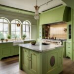 Avocado Green Kitchen