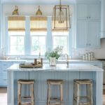 Powder Blue Kitchen.