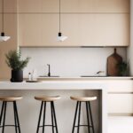 Minimalist Kitchen with natural materials.