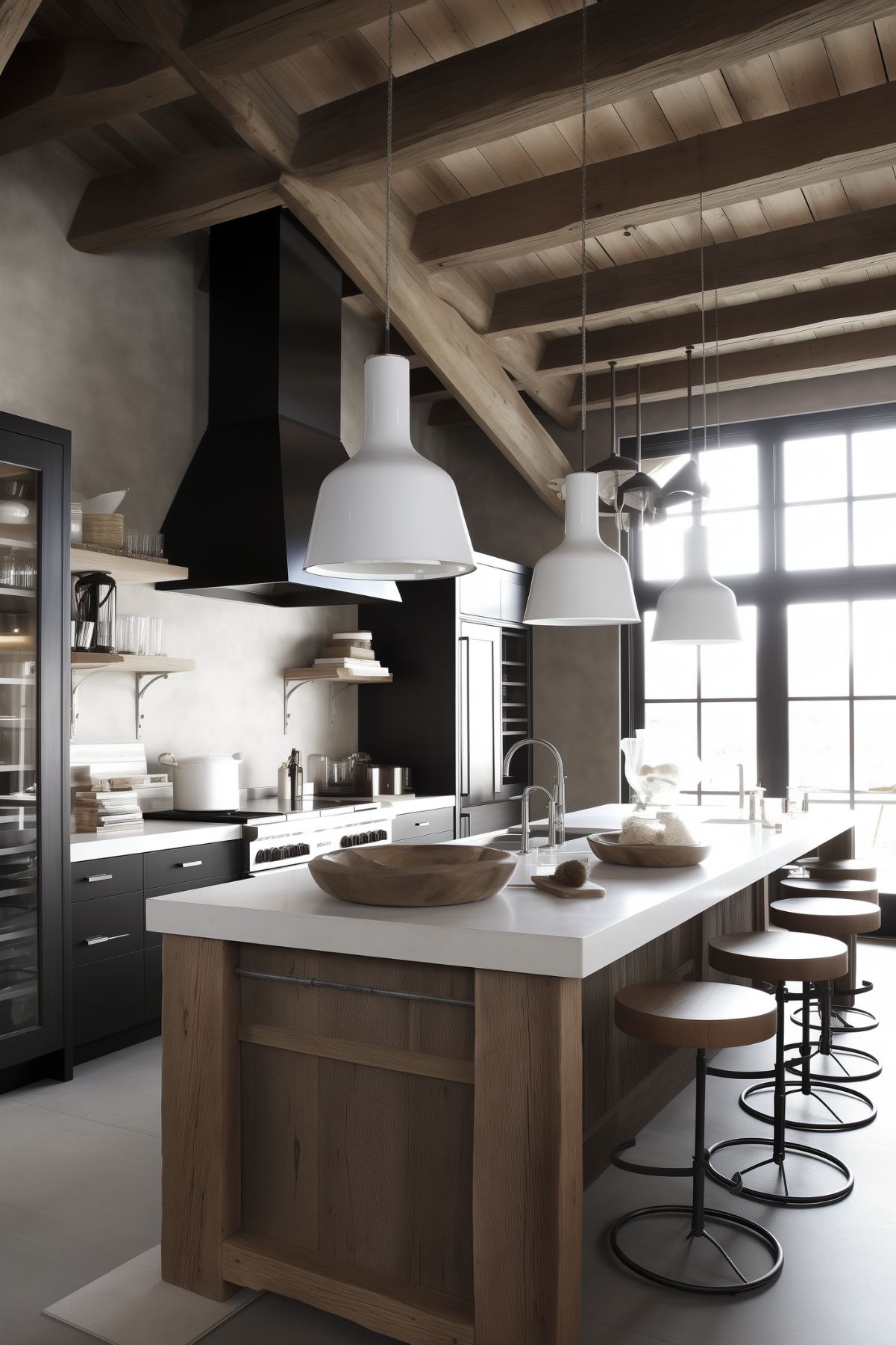 Rustic Modern Kitchens: The Perfect Blend of Old and New.