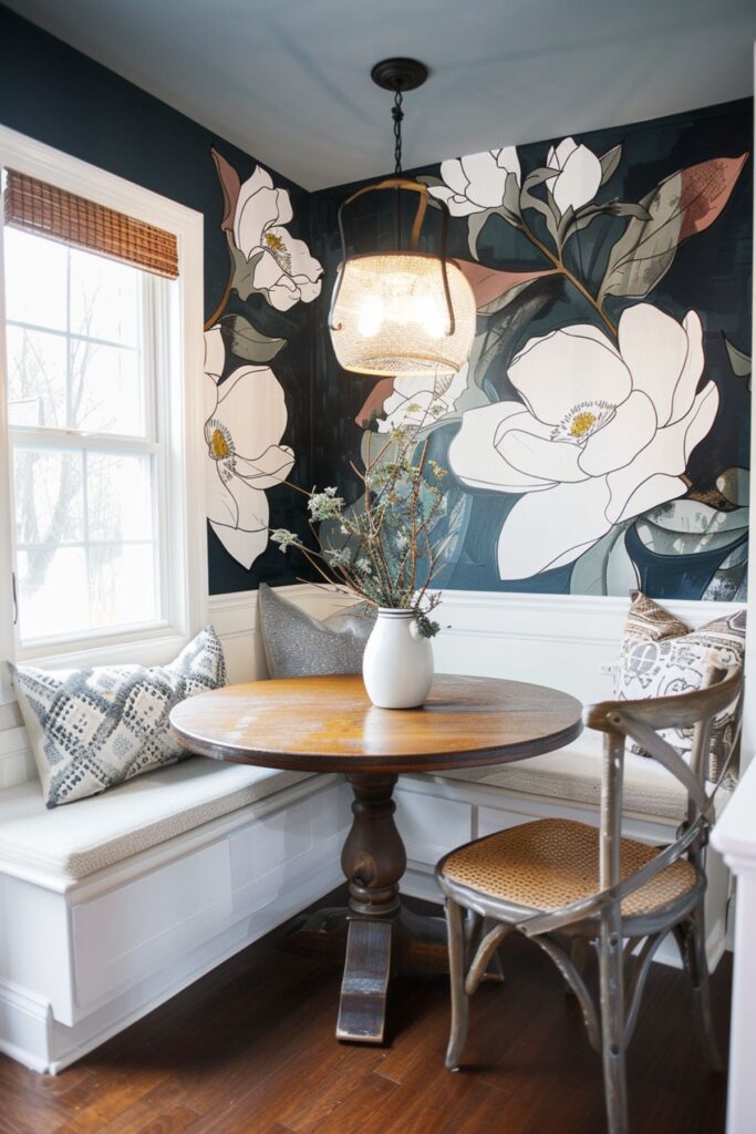 Bold Floral Walls: Add Drama to Your Kitchen Decor - Kitchen Informant