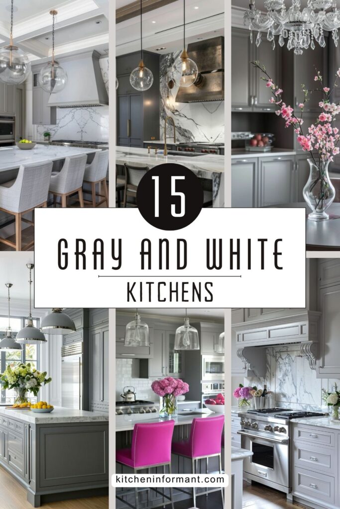 Gray and White Kitchen: Elegant Design Ideas for a Timeless Look ...