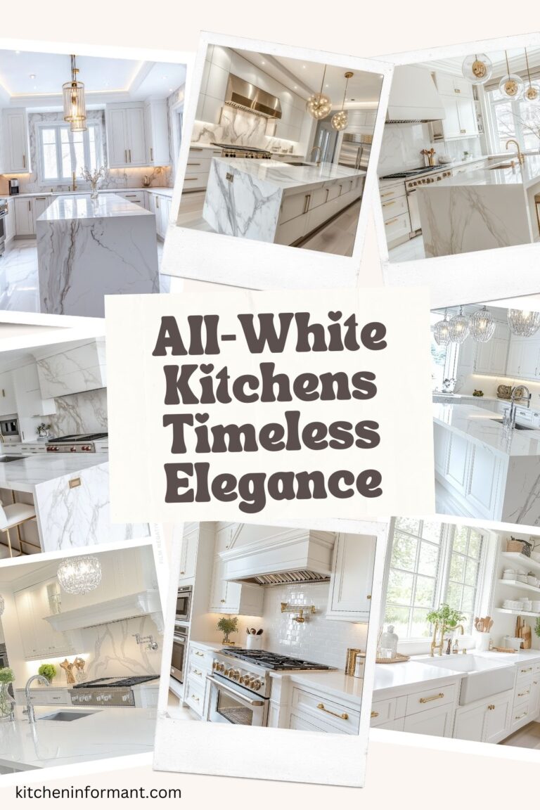 All-White Kitchens: Timeless Elegance for Modern Living - Kitchen Informant