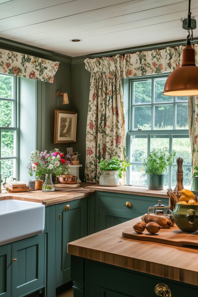 Dark Green Kitchens: Embracing Nature for a Cozy Home Vibe - Kitchen ...
