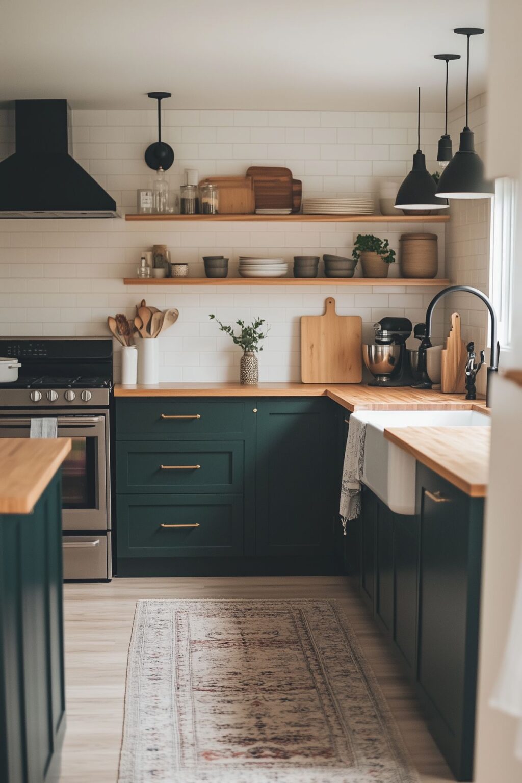 Dark Green Kitchens: Embracing Nature for a Cozy Home Vibe - Kitchen ...