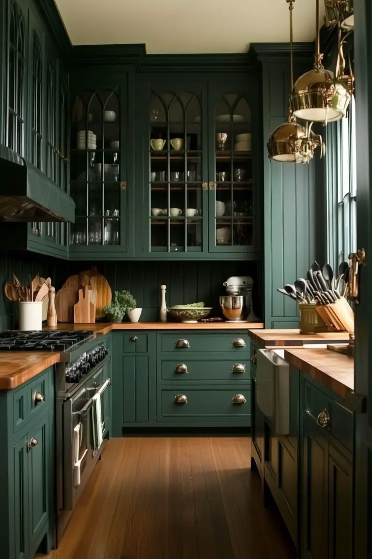 25 Moody Green Kitchens for a Cozy Aesthetic Kitchen Informant