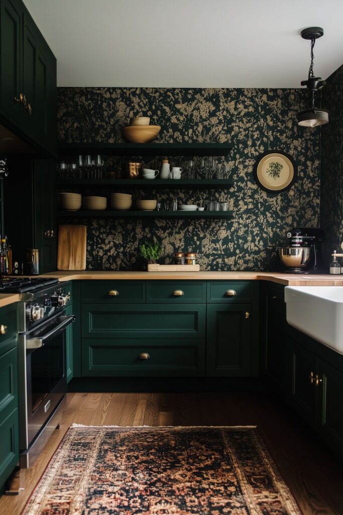 25 Moody Green Kitchens for a Cozy Aesthetic - Kitchen Informant
