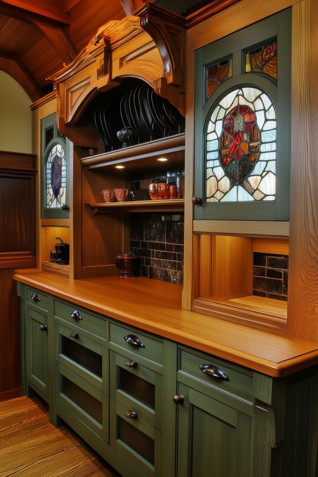 25 Moody Green Kitchens for a Cozy Aesthetic - Kitchen Informant