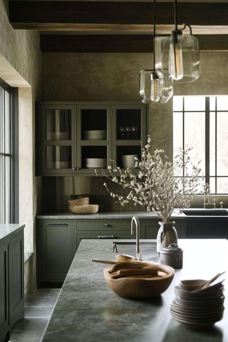 25 Moody Green Kitchens for a Cozy Aesthetic - Kitchen Informant