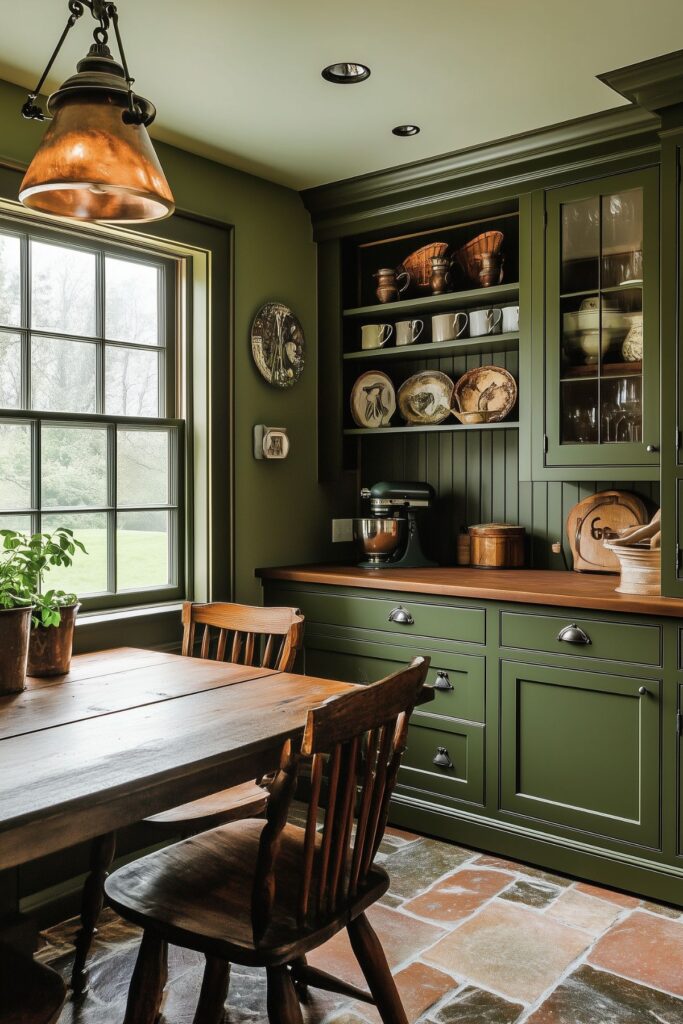 25 Moody Green Kitchens for a Cozy Aesthetic - Kitchen Informant