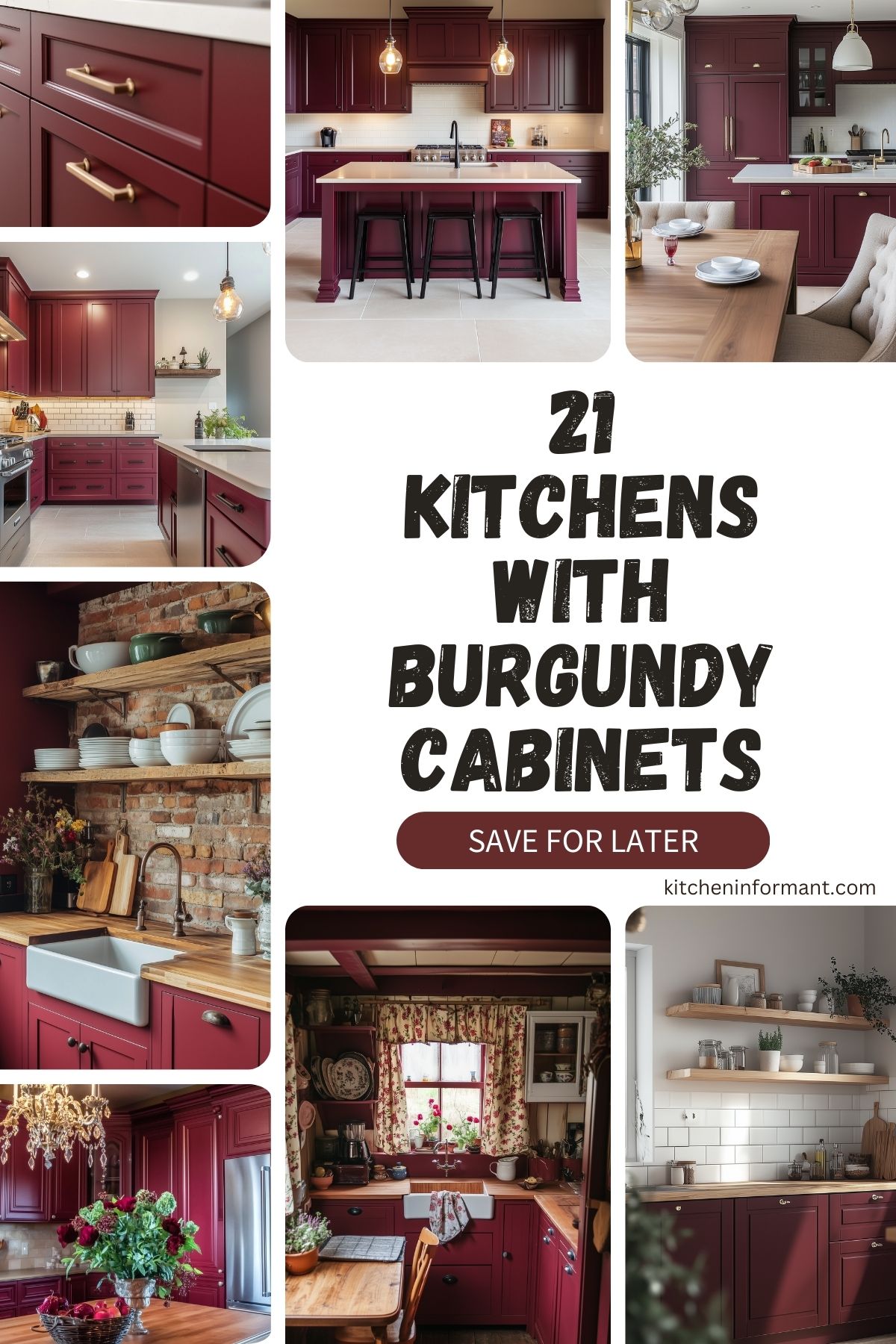 Burgundy Kitchen Cabinets That Make a Statement Graphic.