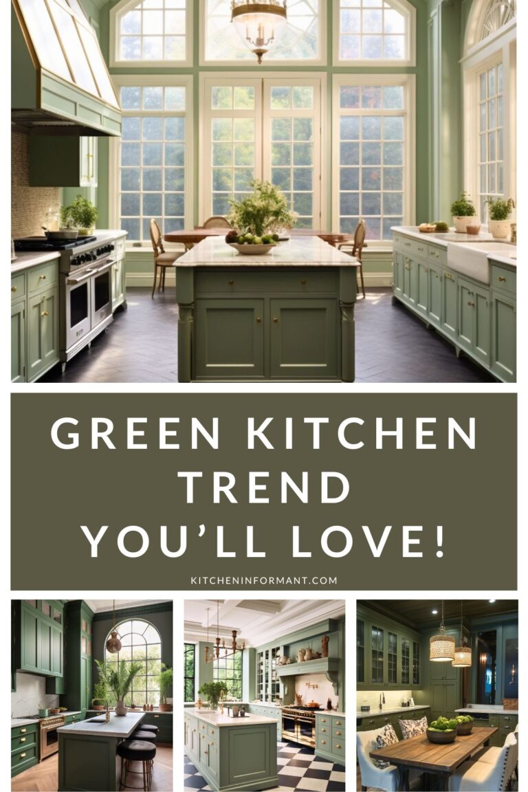 Green Kitchen Designs: Embrace 2025's Hot Trend - Kitchen Informant