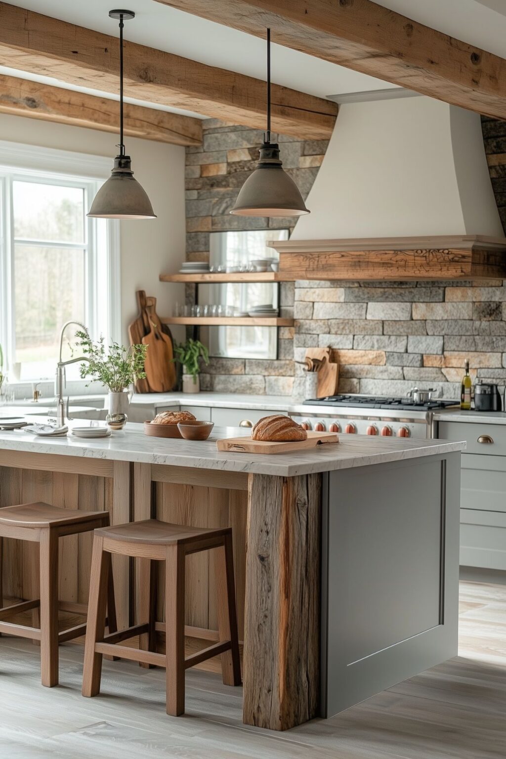 Modern Farmhouse Kitchens: Embrace Rustic Charm