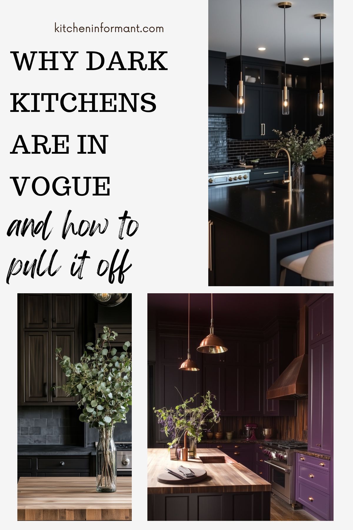 The Power of Deep Tones: Why Dark Kitchens Are in Vogue Graphic.