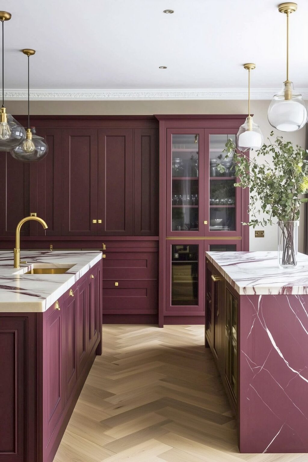 Oxblood Kitchens: Transforming Your Space with Bold Elegance - Kitchen ...