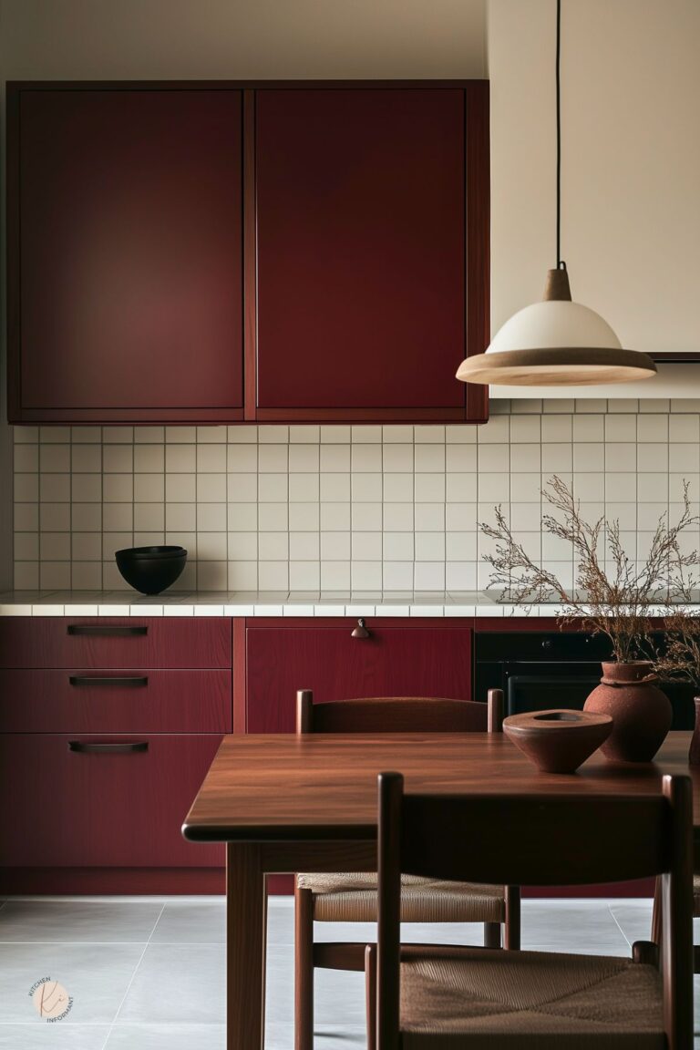 Oxblood Kitchens: Transforming Your Space with Bold Elegance - Kitchen ...