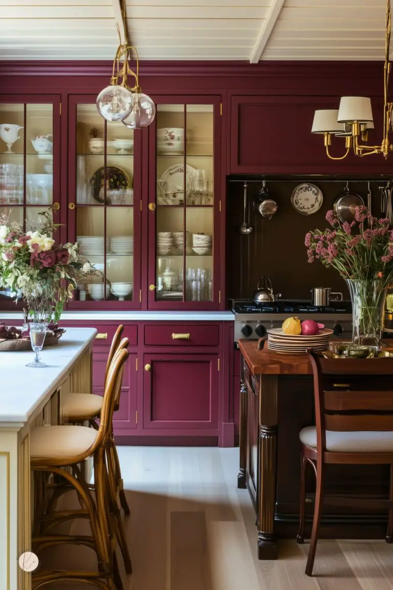 Oxblood Kitchens: Transforming Your Space with Bold Elegance - Kitchen ...