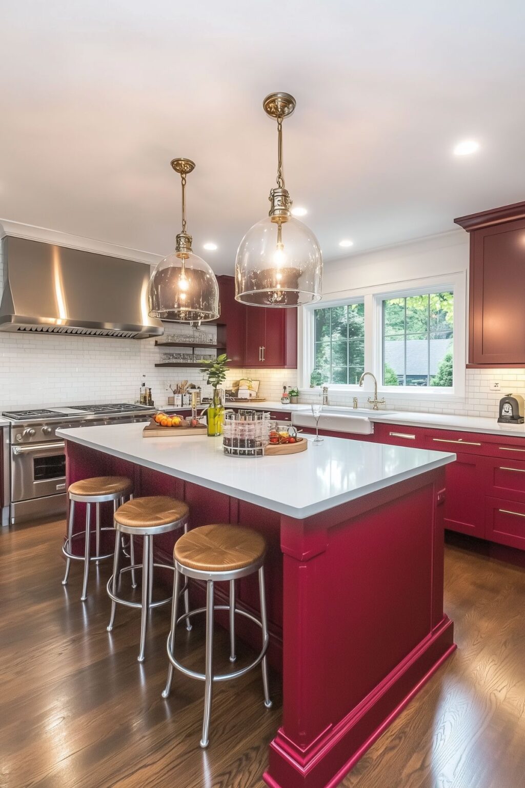 Oxblood Kitchens: Transforming Your Space with Bold Elegance - Kitchen ...