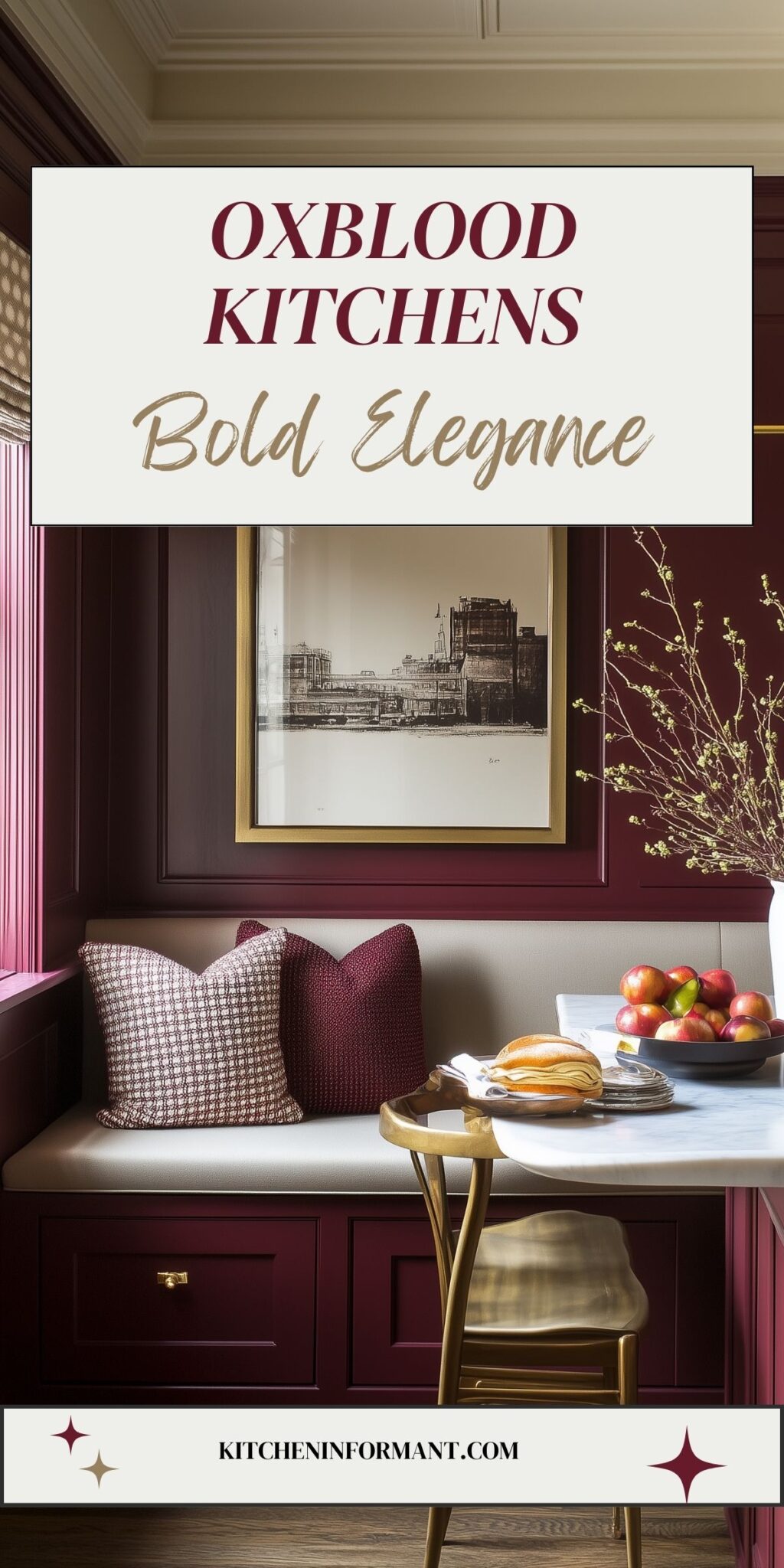 Oxblood Kitchens: Transforming Your Space with Bold Elegance - Kitchen ...