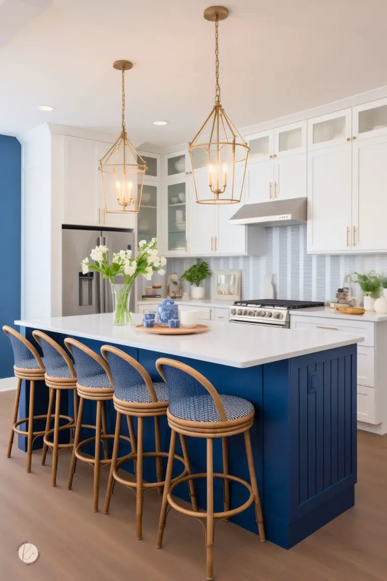 The Perfect Navy Blue Kitchen for a Coastal Look - Kitchen Informant