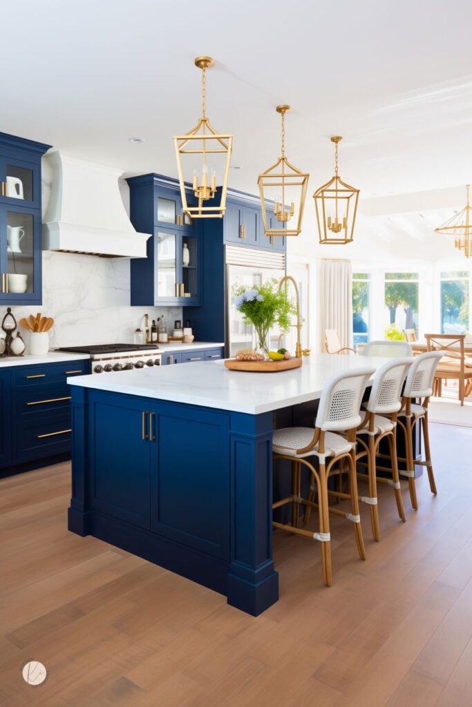 The Perfect Navy Blue Kitchen for a Coastal Look - Kitchen Informant