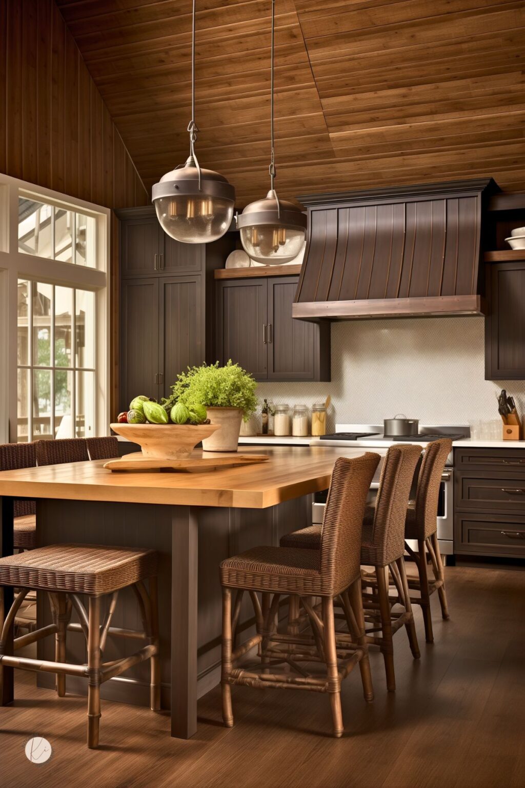 Bold Rustic Kitchens With Dark Wood - Kitchen Informant