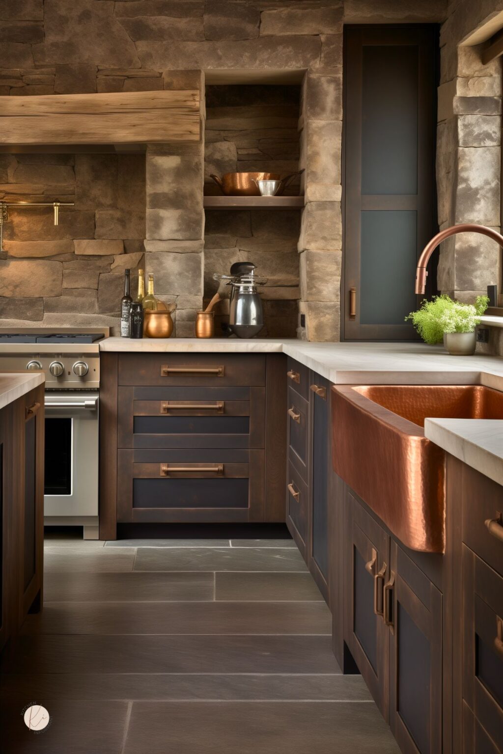 Bold Rustic Kitchens With Dark Wood - Kitchen Informant