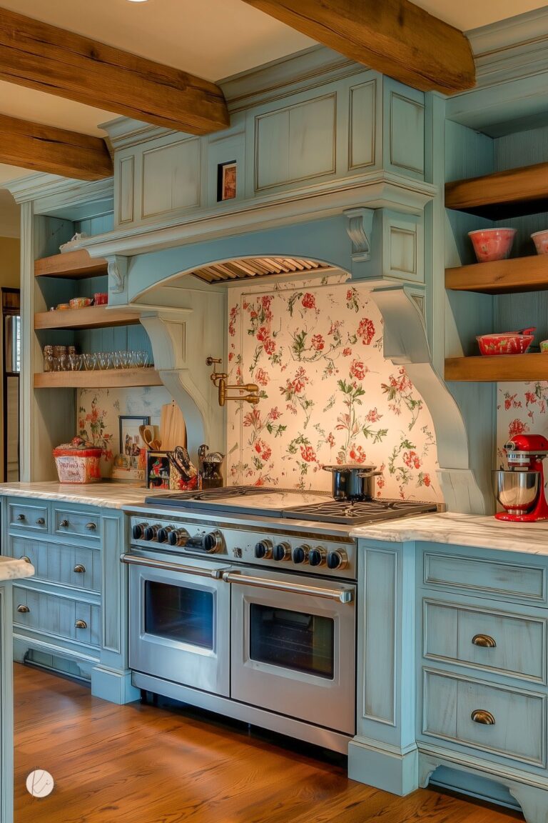 Wallpaper Backsplash in Kitchen: A Stylish and Affordable Upgrade ...