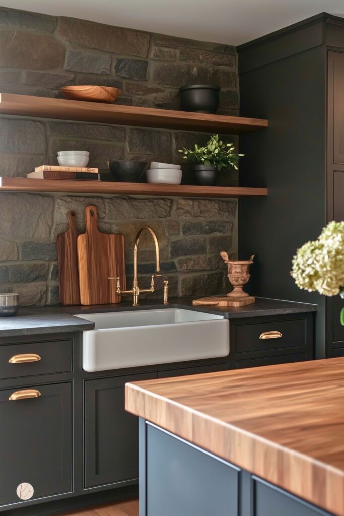 25 Moody Cottage Kitchens That Feel Cozy and Dramatic - Kitchen Informant