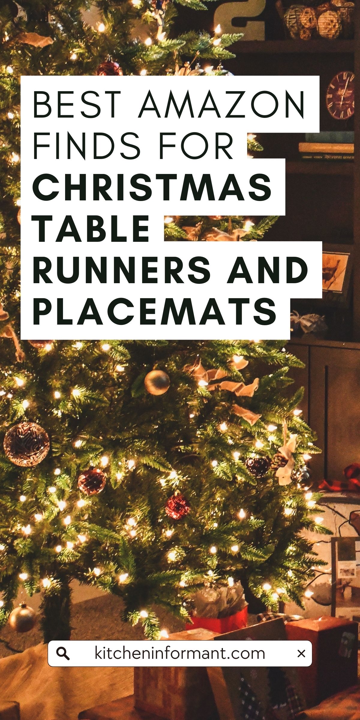 Christmas Table Runners and Placemats Graphic.