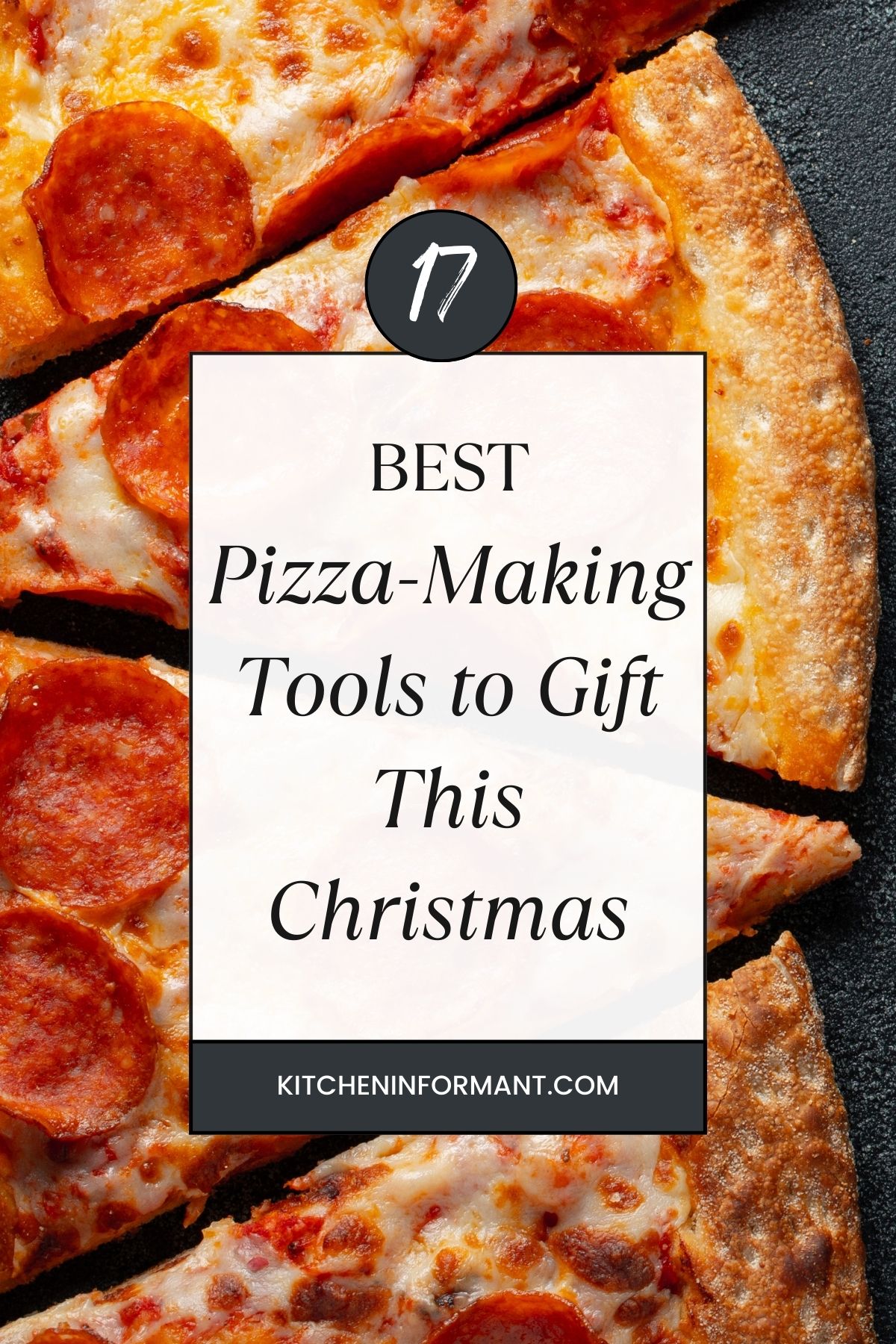 Pizza-Making Tools to Gift This Christmas graphic.