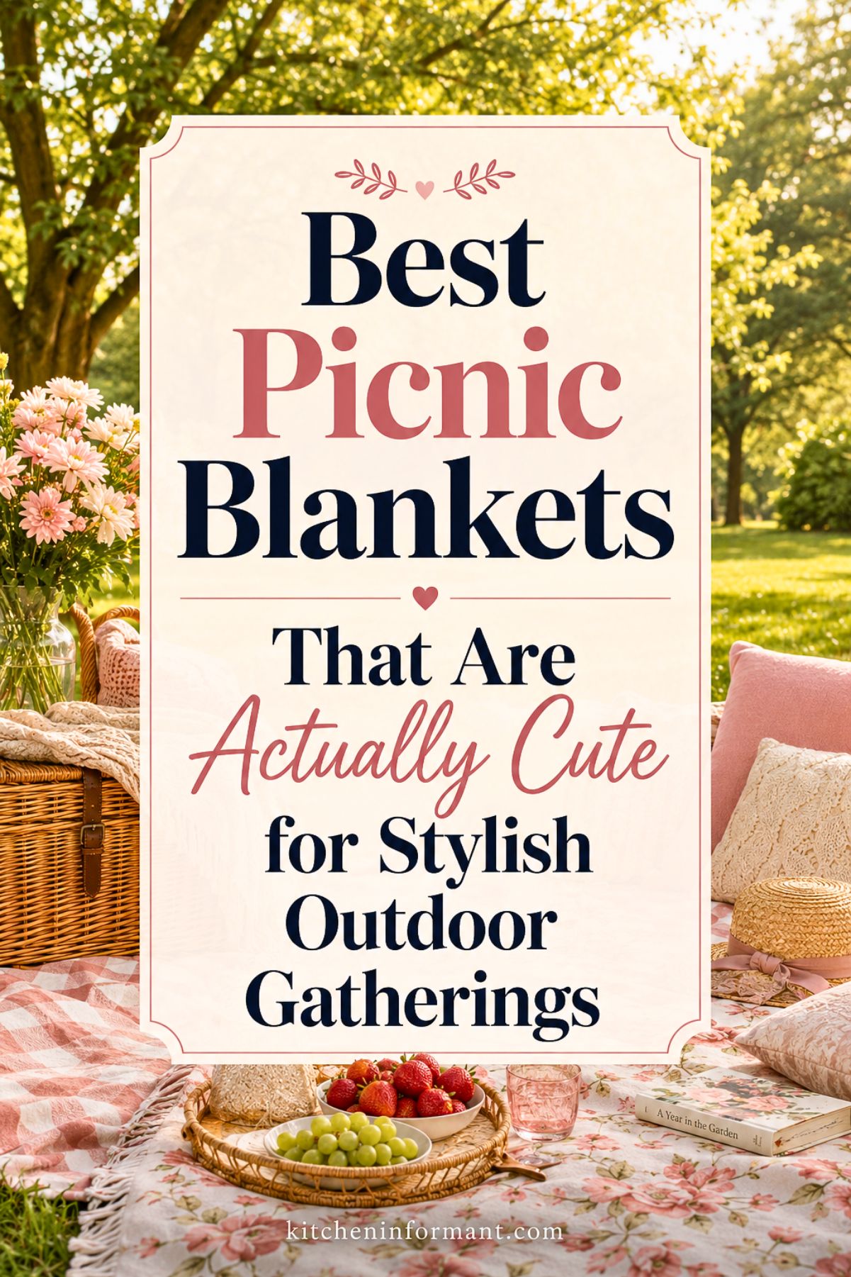 Best Picnic Blankets That Are Actually Cute for Stylish Outdoor Gatherings graphic.