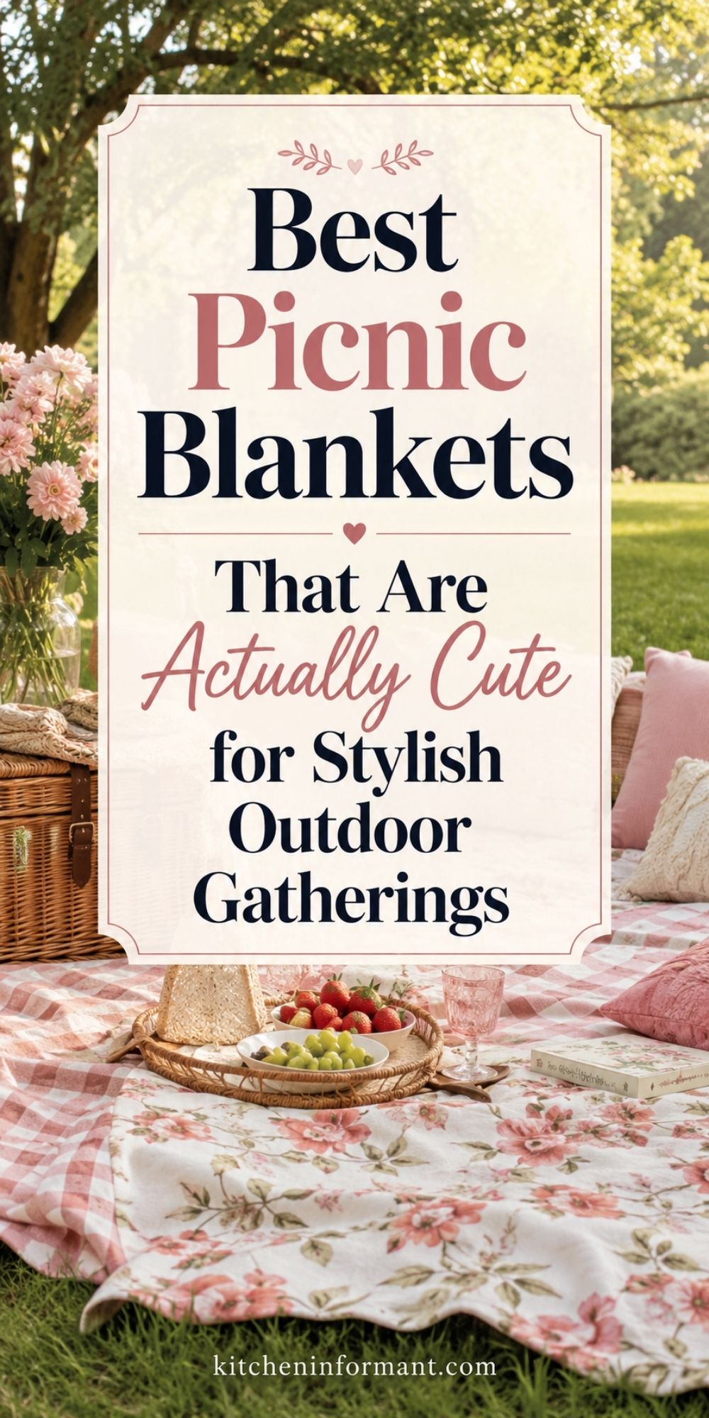 Best Picnic Blankets That Are Actually Cute for Stylish Outdoor Gatherings graphic.